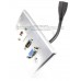 Placa Tapa Vga + HDMI 1.4 (4k+Ethernet+3D) pigtail + Audio con Terminal de Crimpeo Aluminio